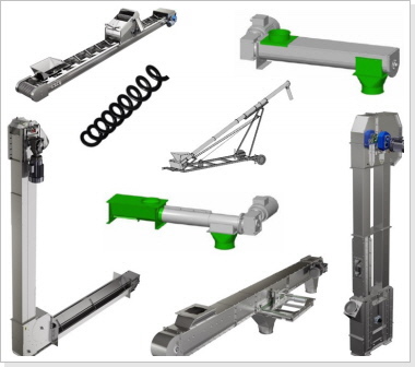 Fördertechnik - Rohrschnecken - Becherelevatoren